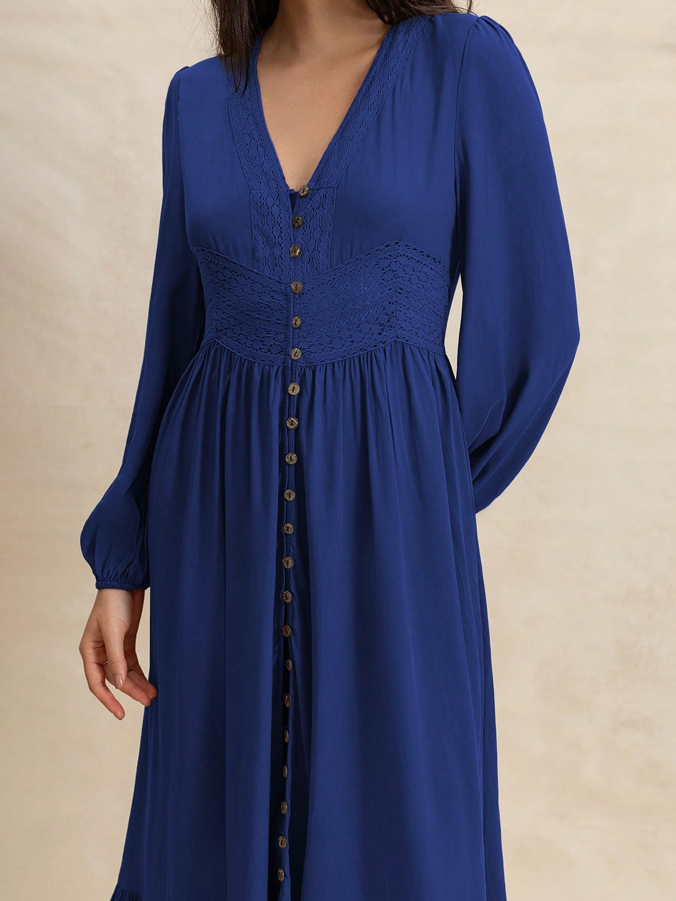Maribel Vintage Button Maxi
