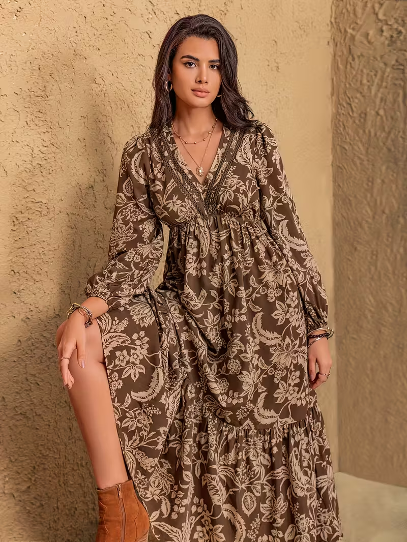 amara midi dress multi Amara Garden Midi Dress – Salt&coast