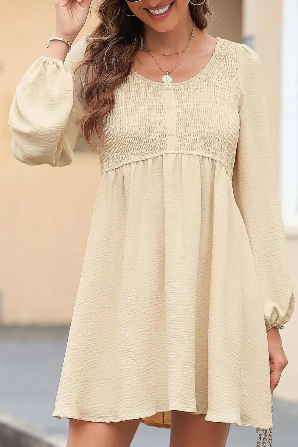 Santorini Glow Mini Dress