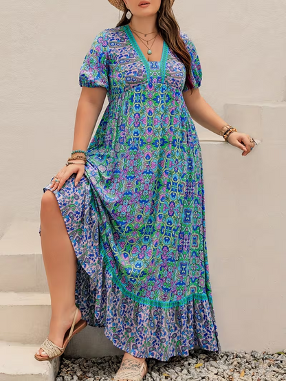 Tropical Tapestry Maxi Dress