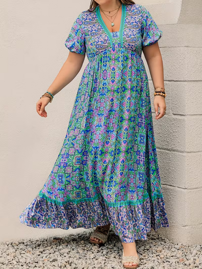 Tropical Tapestry Maxi Dress