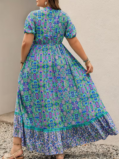 Tropical Tapestry Maxi Dress