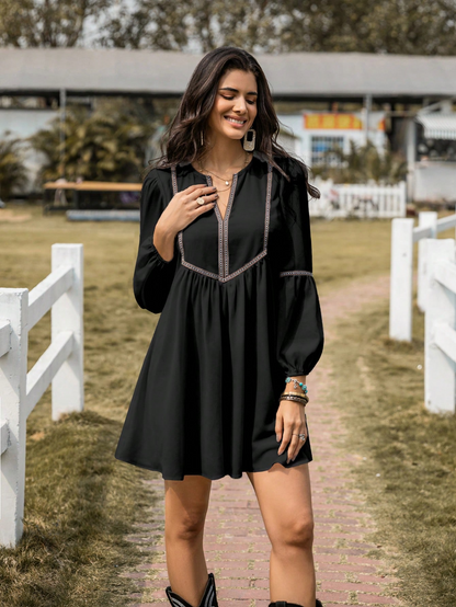 Eden Trail Peasant Dress