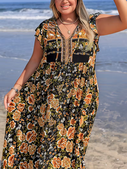 Boho Essence Floral Maxi