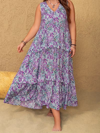 Summer Petals Maxi Dress
