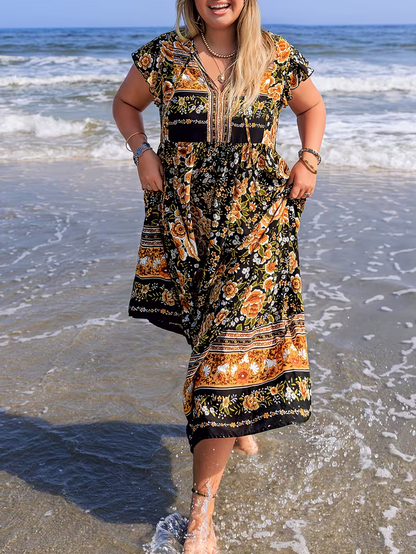 Boho Essence Floral Maxi