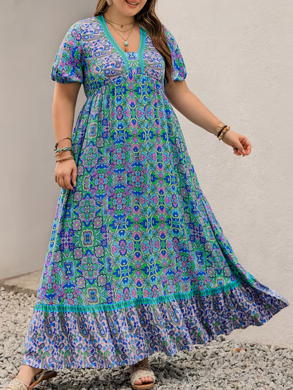 Tropical Tapestry Maxi Dress