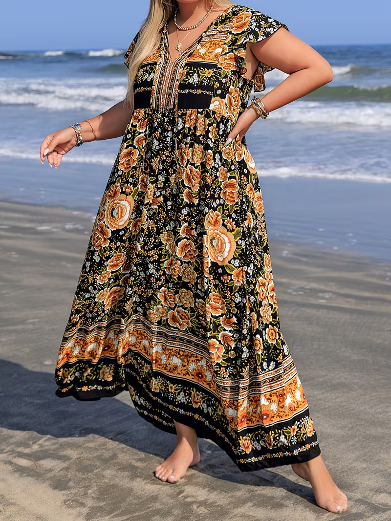 Boho Essence Floral Maxi