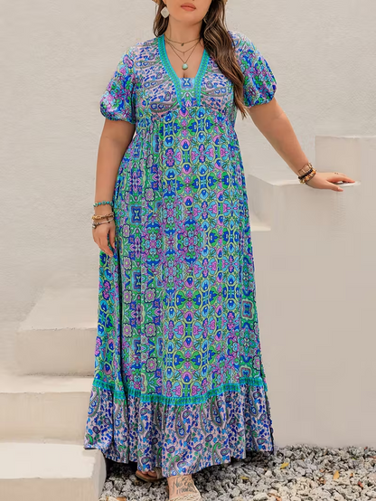 Tropical Tapestry Maxi Dress