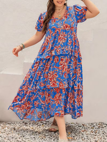 Sunlit Garden Tiered Dress