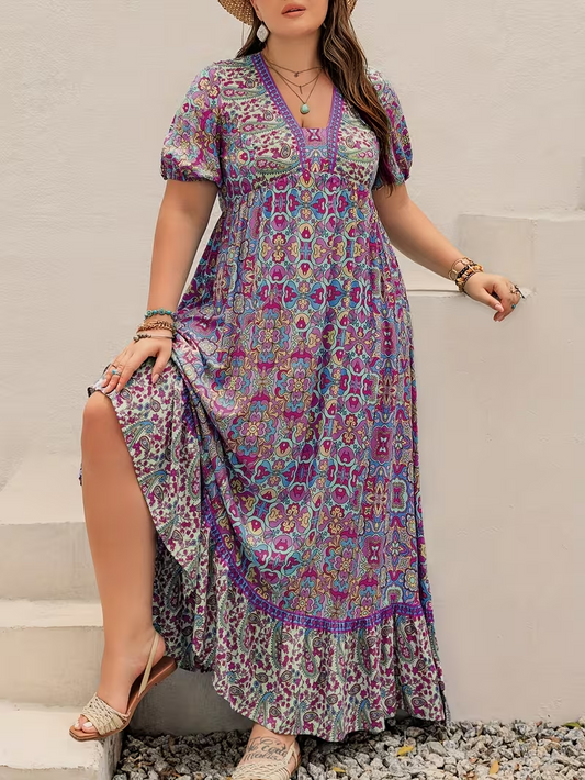 Tropical Tapestry Maxi Dress