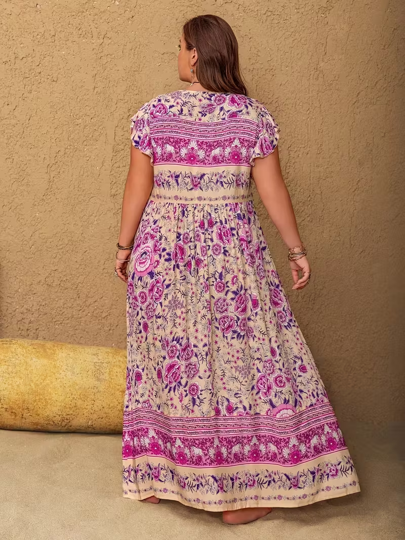 Boho Essence Floral Maxi