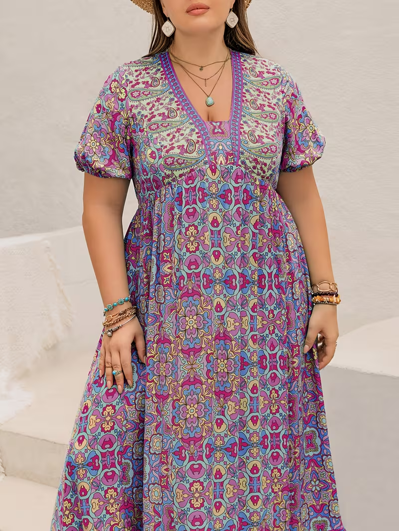 Tropical Tapestry Maxi Dress