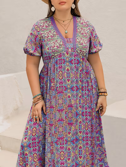 Tropical Tapestry Maxi Dress