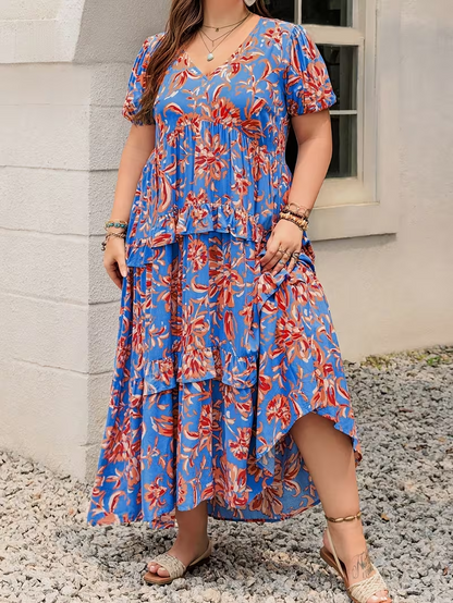 Sunlit Garden Tiered Dress