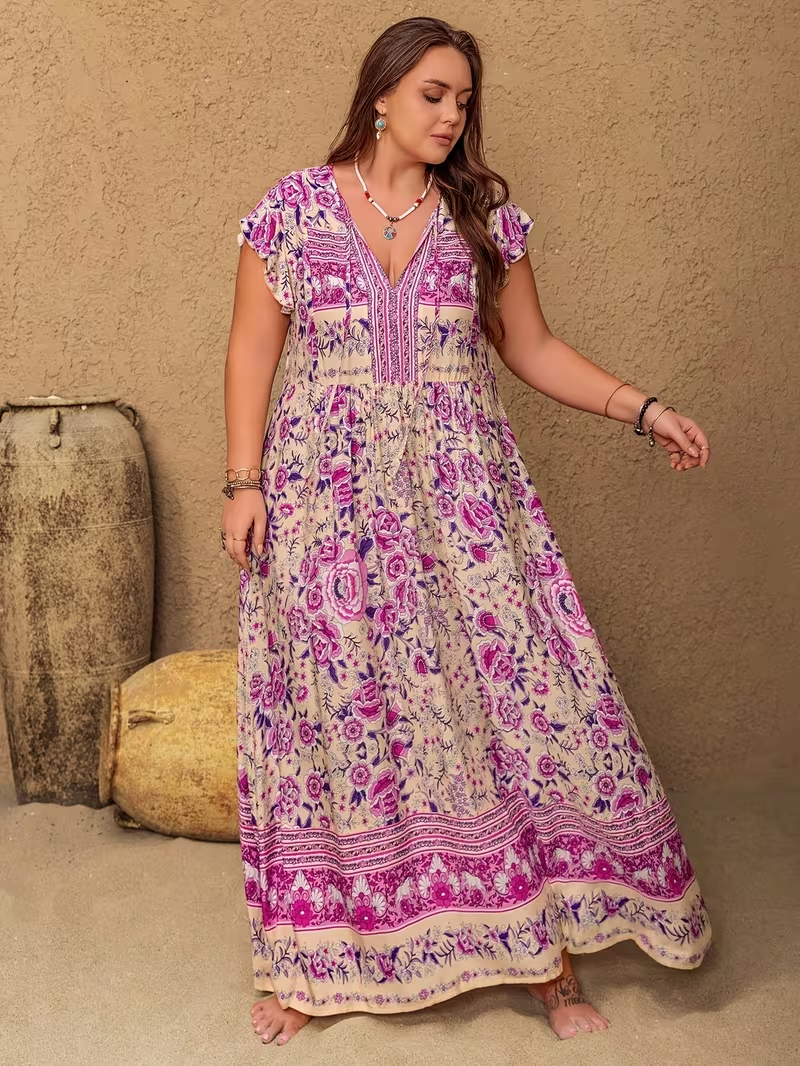 Boho Essence Floral Maxi