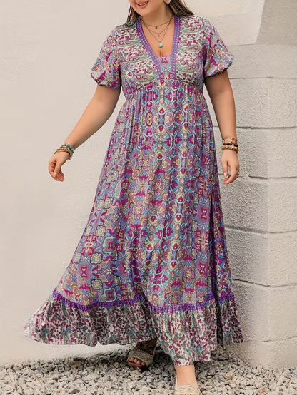 Tropical Tapestry Maxi Dress