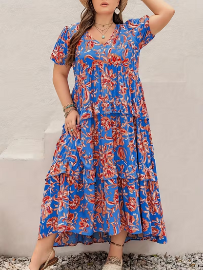 Sunlit Garden Tiered Dress