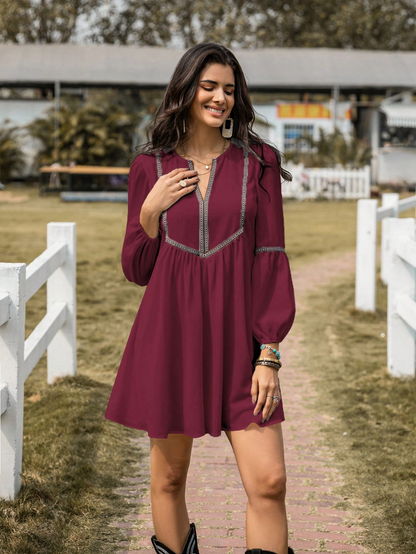 Eden Trail Peasant Dress