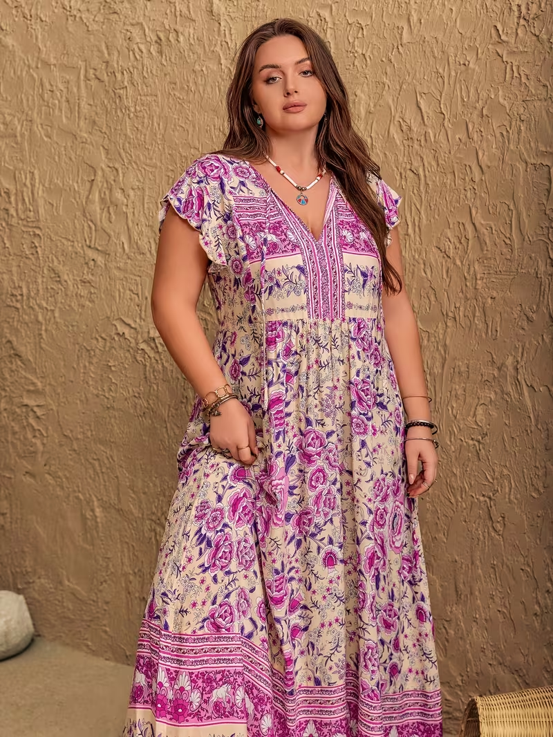Boho Essence Floral Maxi