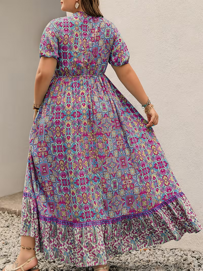 Tropical Tapestry Maxi Dress