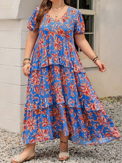 Sunlit Garden Tiered Dress