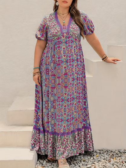 Tropical Tapestry Maxi Dress