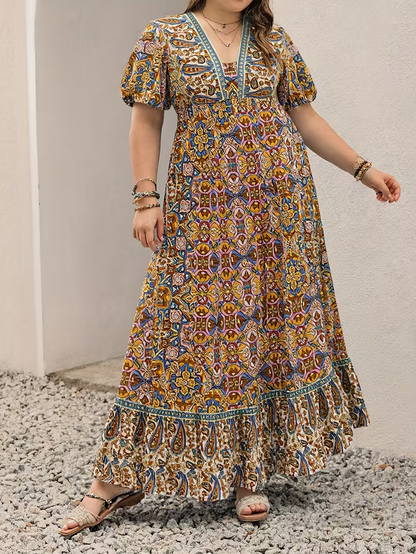 Tropical Tapestry Maxi Dress