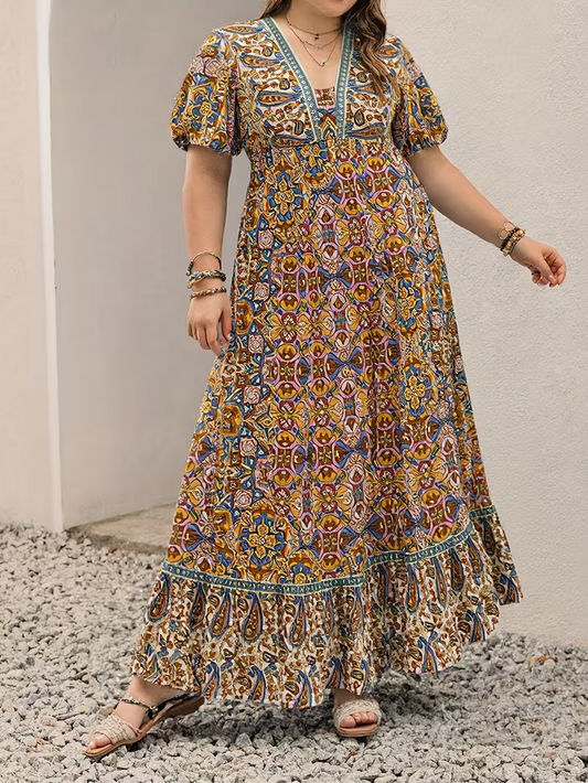 Tropical Tapestry Maxi Dress