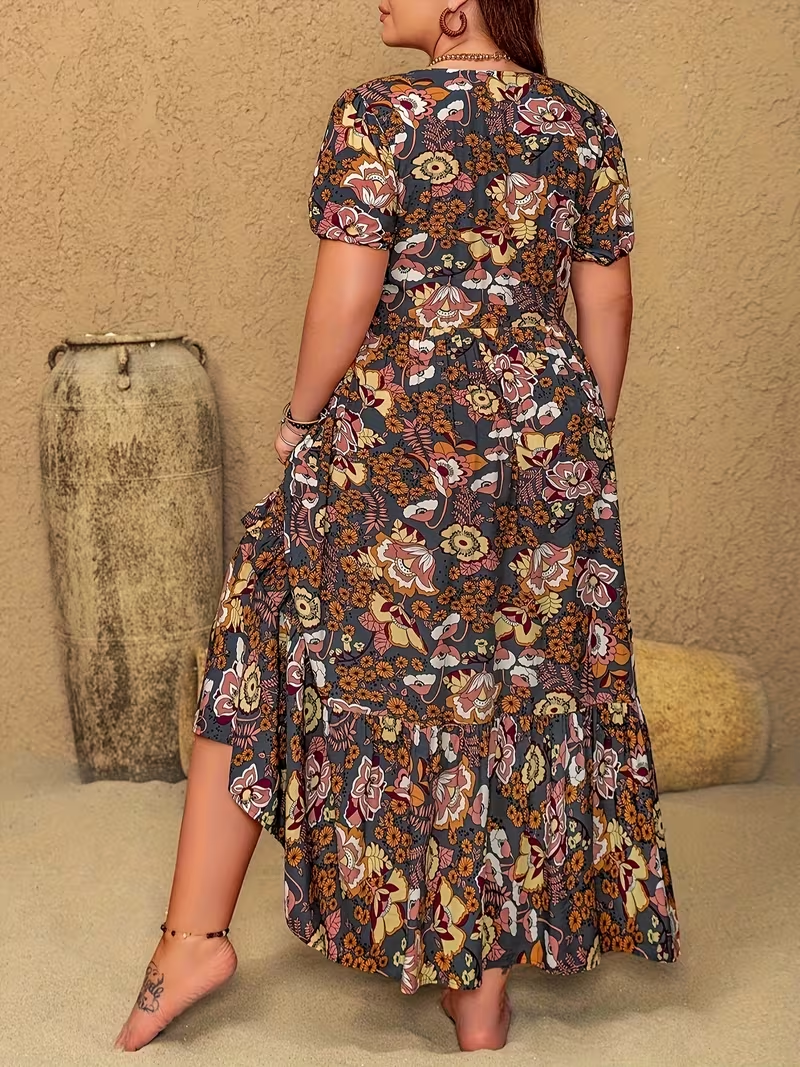 Sunlit Garden Tiered Dress