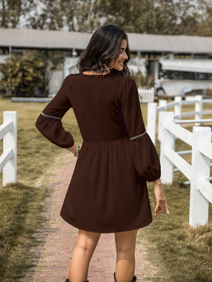 Eden Trail Peasant Dress