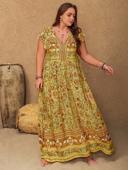 Boho Essence Floral Maxi