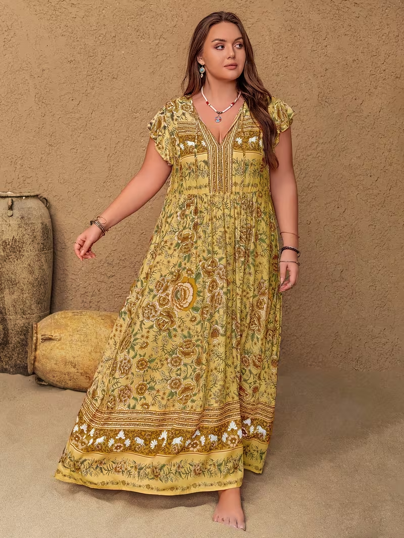 Boho Essence Floral Maxi