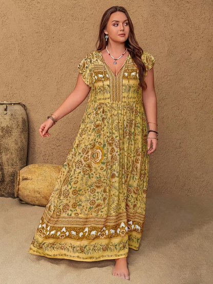 Boho Essence Floral Maxi