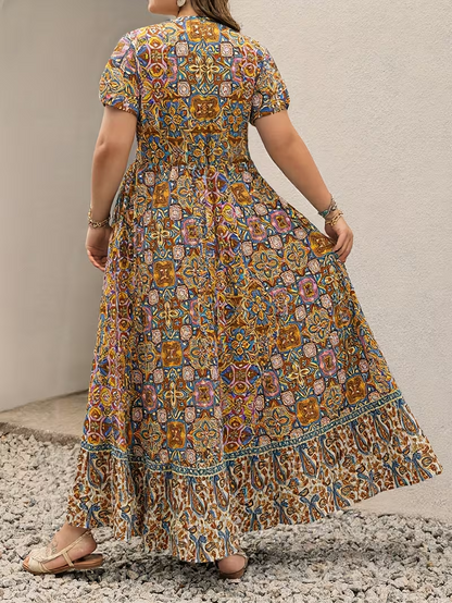 Tropical Tapestry Maxi Dress