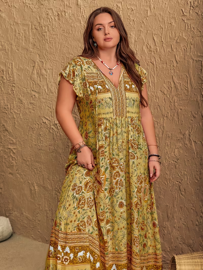 Boho Essence Floral Maxi