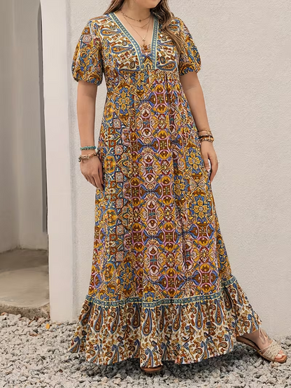 Tropical Tapestry Maxi Dress