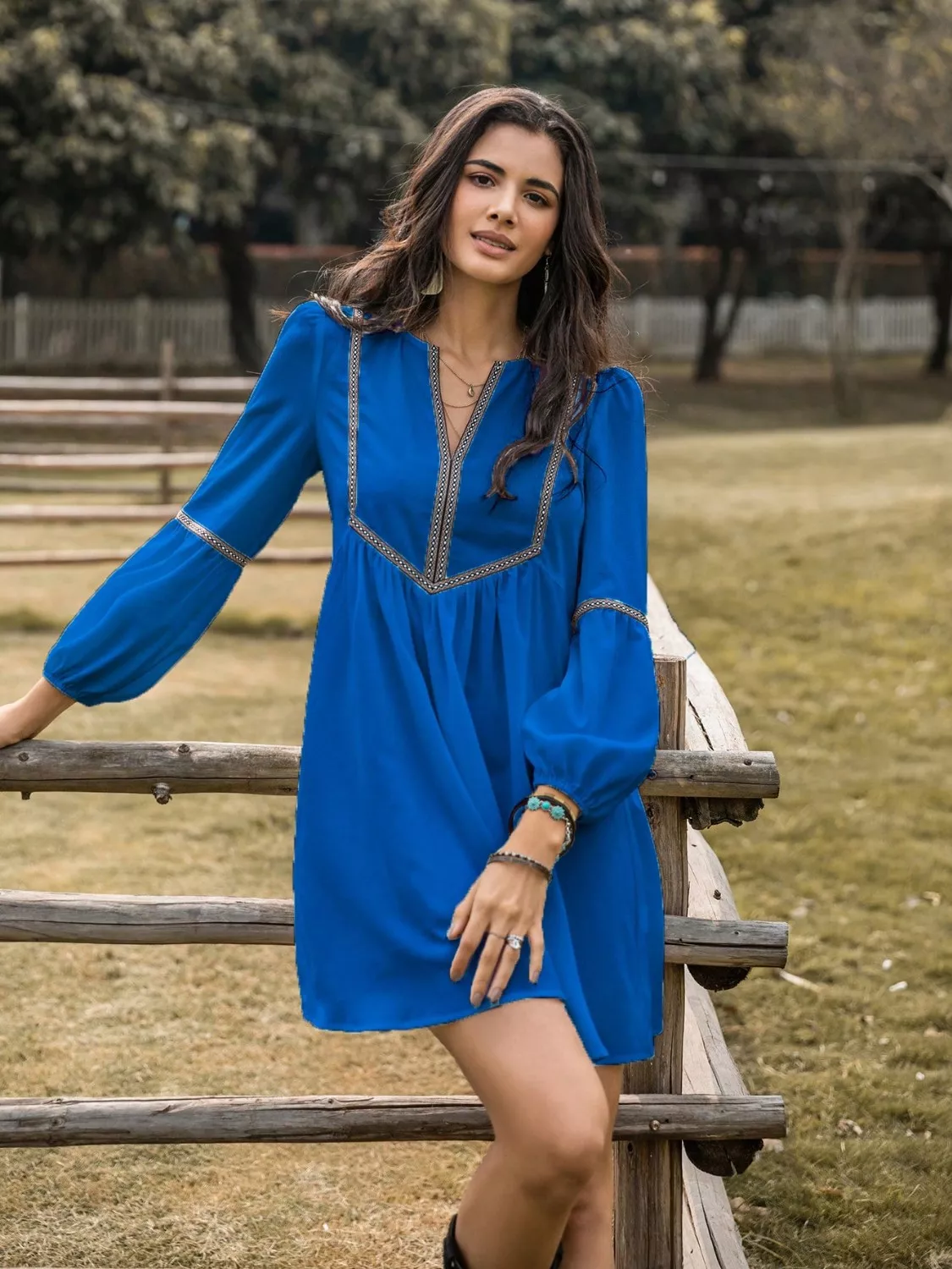 Eden Trail Peasant Dress