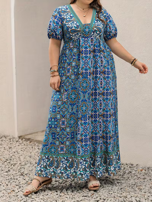 Tropical Tapestry Maxi Dress