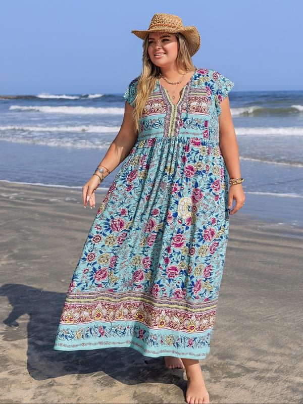 Boho Essence Floral Maxi