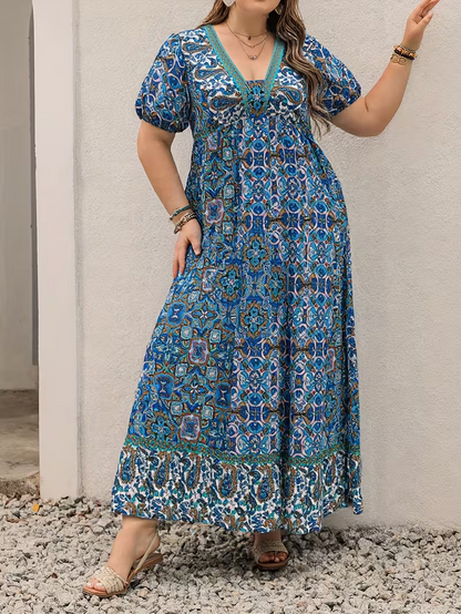 Tropical Tapestry Maxi Dress