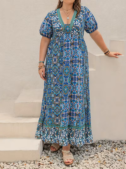 Tropical Tapestry Maxi Dress