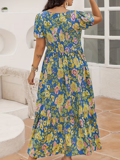 Sunlit Garden Tiered Dress