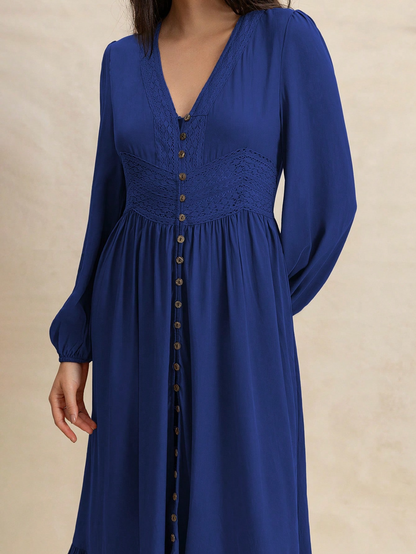 Maribel Vintage Button Maxi