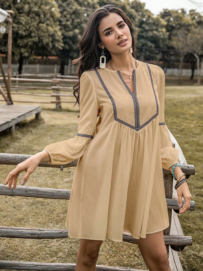 Eden Trail Peasant Dress