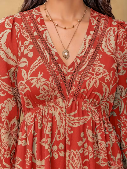 Amara Garden Midi Dress