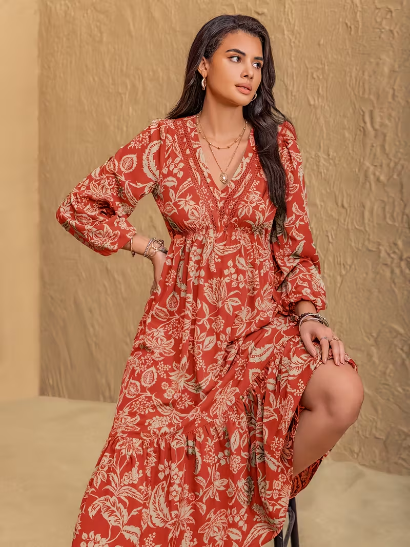 Amara Garden Midi Dress