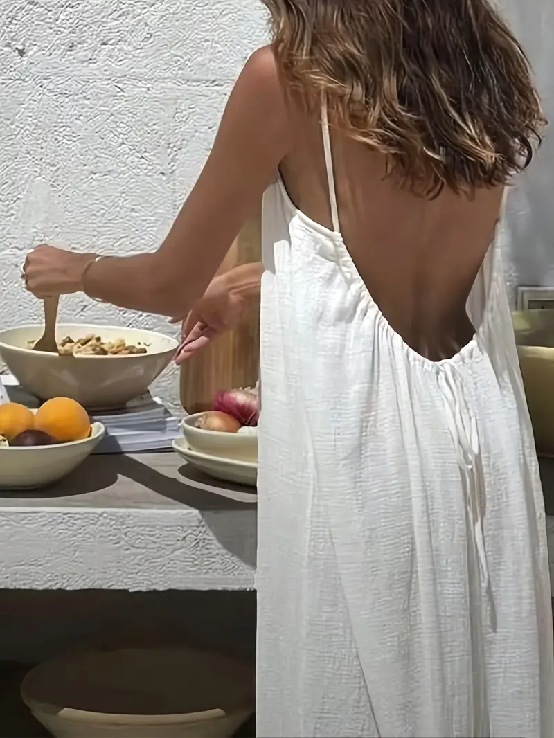 Divine Backless Cami Dress