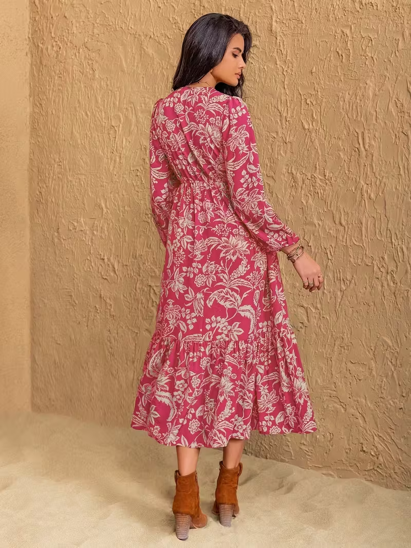 Amara Garden Midi Dress