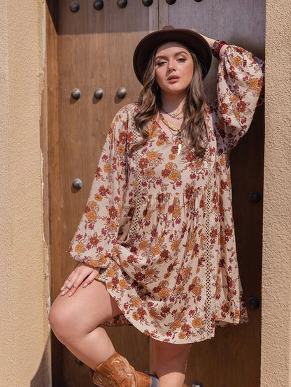 Vintage Field Floral Dress